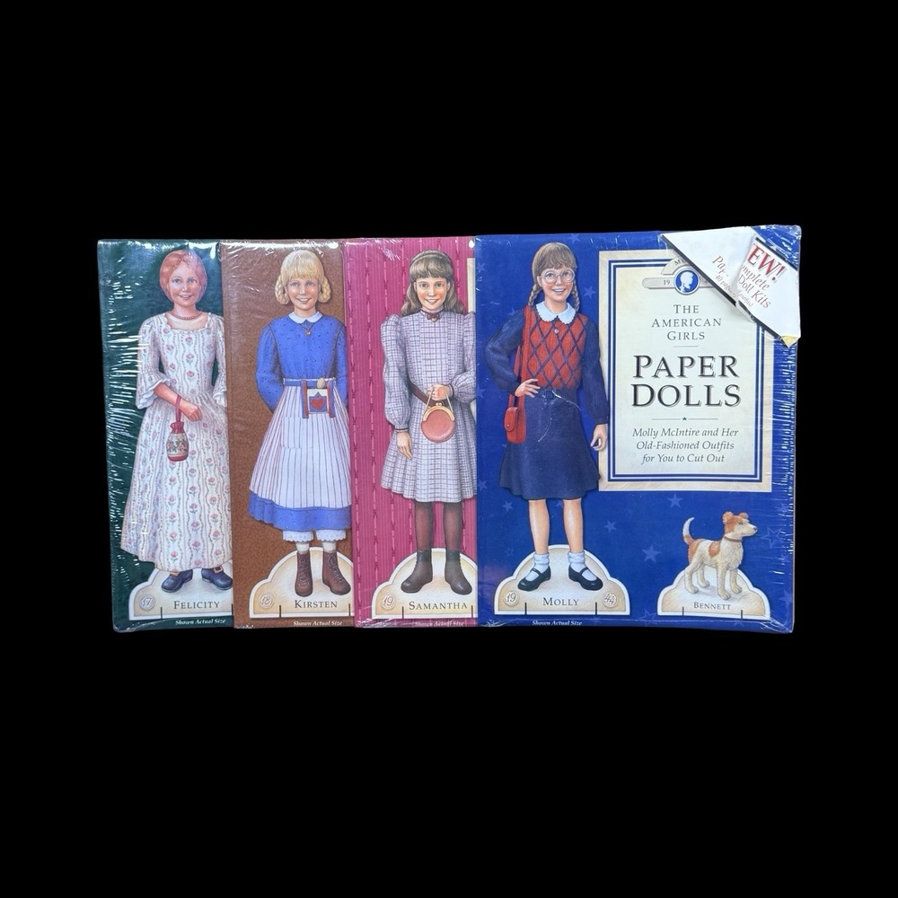 Vintage Unopened/New 1992 American Girl Collection Paper Dolls Pleasant Co USA